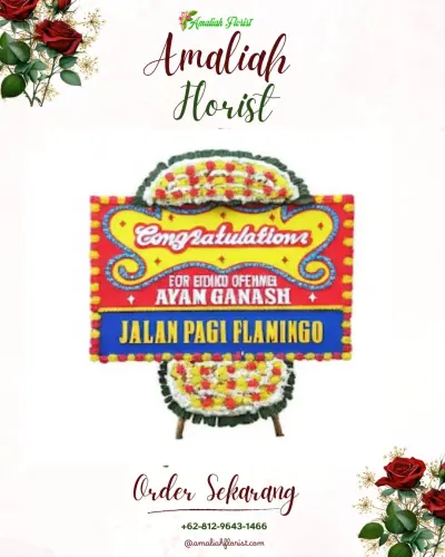 Bunga Papan Congratulation di Lembean